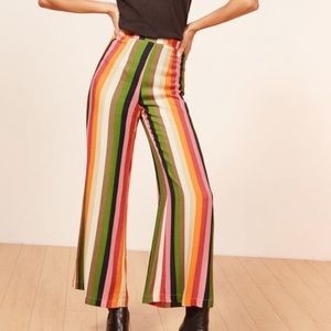 Reformation rainbow Clare pants
